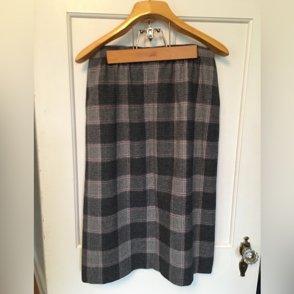 Vintage Pendleton Wool Midi Skirt